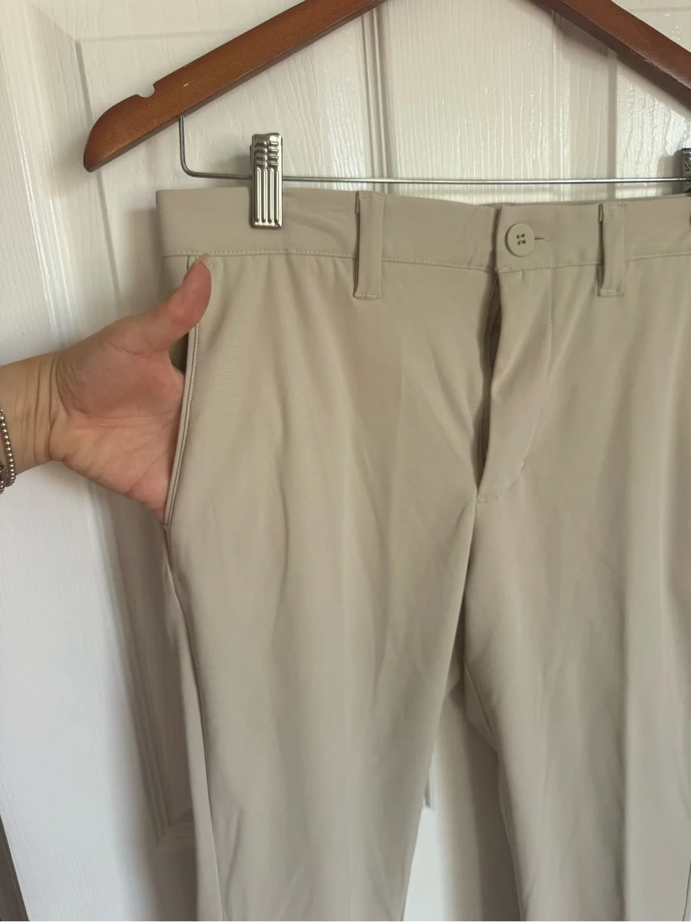 Men’s FLX Slim Fit Stretch Pants – Size 30x30 – New Without Tags